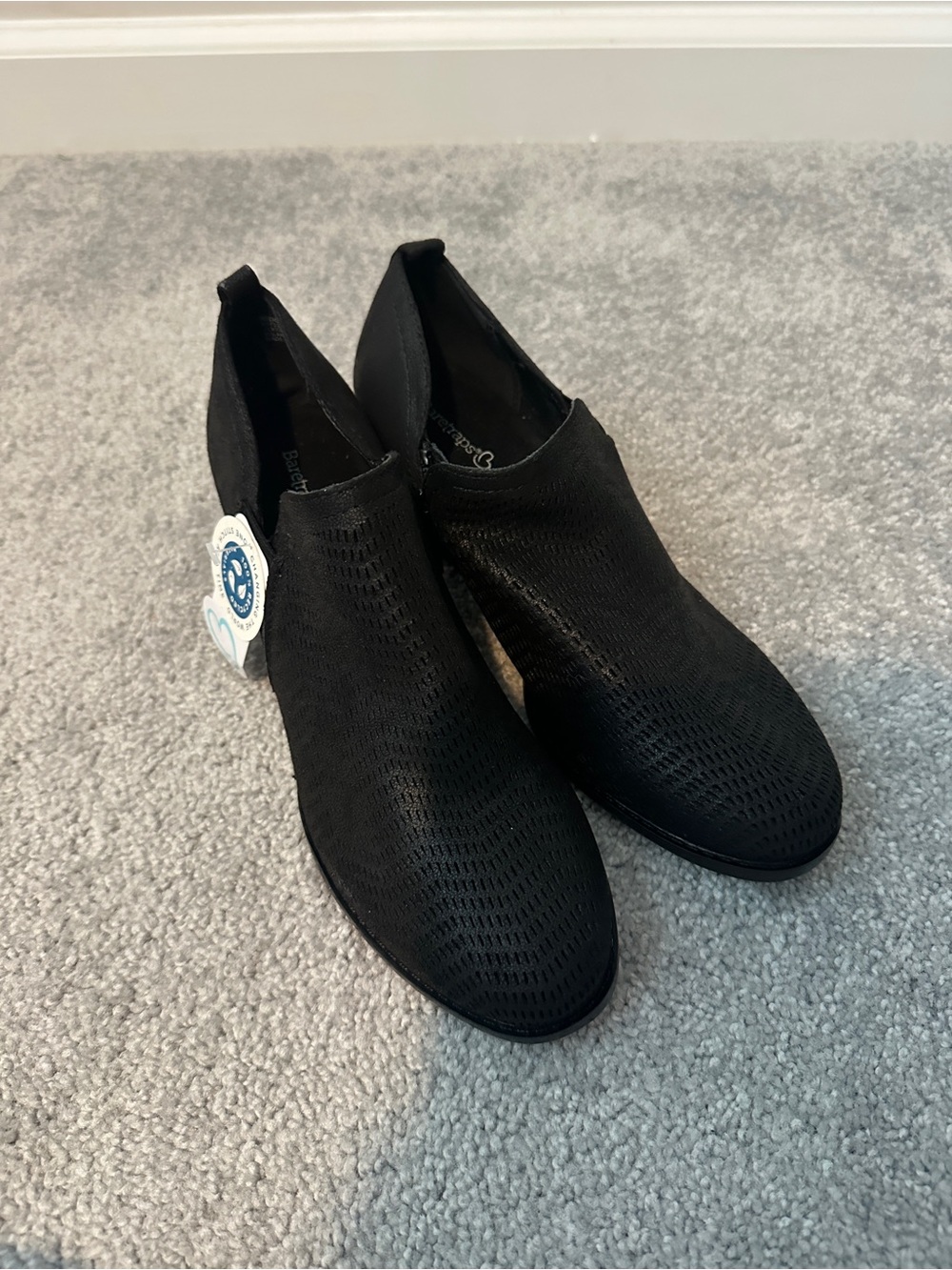 Black ankle boots